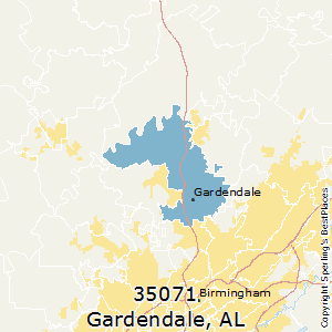 Gardendale,Alabama County Map