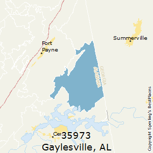 Gaylesville,Alabama County Map