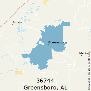 Greensboro,Alabama County Map