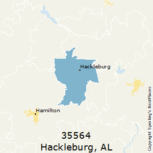 Hackleburg,Alabama County Map