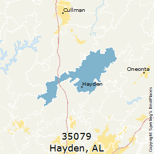 Hayden,Alabama County Map