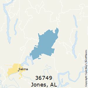 Jones,Alabama County Map