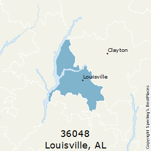 Louisville,Alabama(36048) Zip Code Map