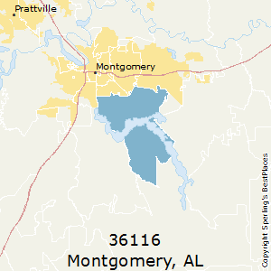 Montgomery,Alabama County Map