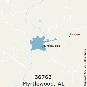 Myrtlewood,Alabama County Map
