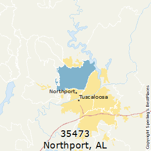 Northport,Alabama County Map
