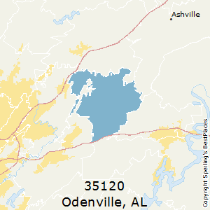 Odenville,Alabama County Map