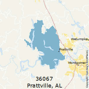Prattville,Alabama County Map