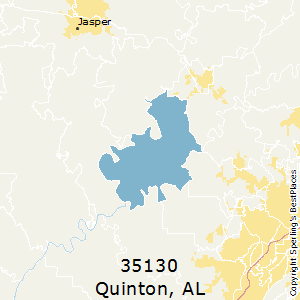 Quinton,Alabama County Map