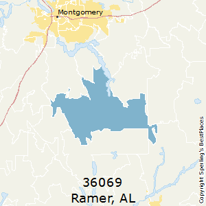 Ramer,Alabama County Map