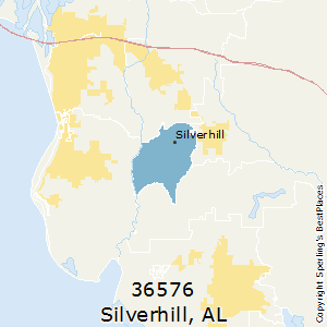 Silverhill,Alabama County Map