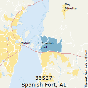 Spanish_Fort,Alabama County Map