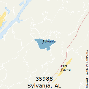 Sylvania,Alabama County Map