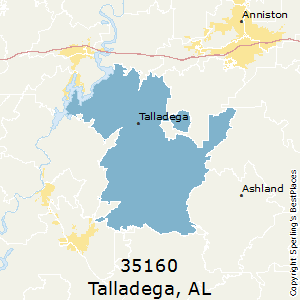 Talladega,Alabama County Map