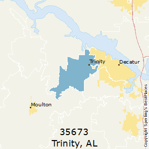 Trinity,Alabama County Map