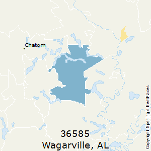 Wagarville,Alabama County Map