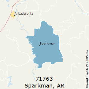 Sparkman,Arkansas County Map
