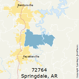 Springdale Ar Zip Code Map Best Places to Live in Springdale (zip 72764), Arkansas