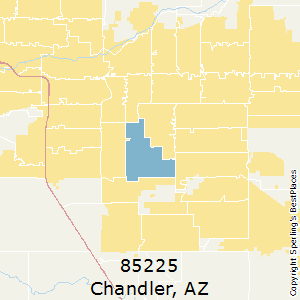 Chandler,Arizona County Map