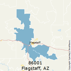 Flagstaff,Arizona County Map