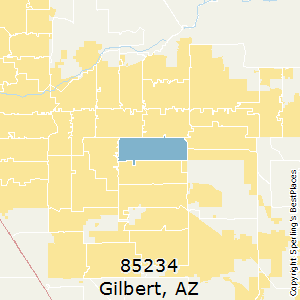 Gilbert,Arizona County Map