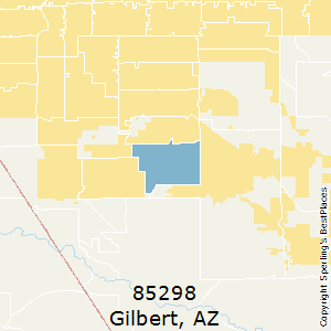 Gilbert Zip Code Map Best Places To Live In Gilbert (Zip 85298), Arizona