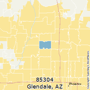 Glendale Az Zip Code Map - Map