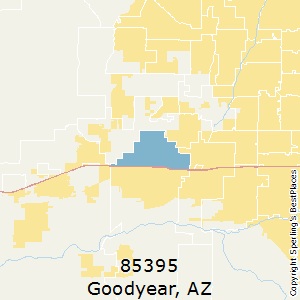 Goodyear,Arizona County Map