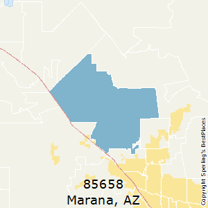 Marana,Arizona County Map