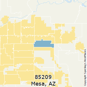 Mesa,Arizona County Map