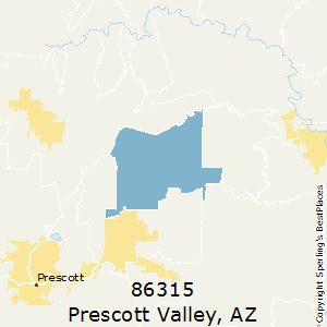 Prescott_Valley,Arizona County Map