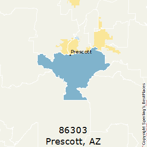 Prescott,Arizona County Map