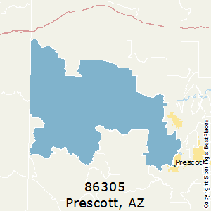 Prescott,Arizona County Map