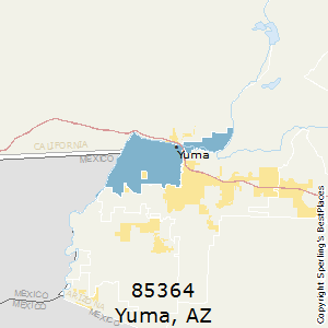 Yuma,Arizona(85364) Zip Code Map