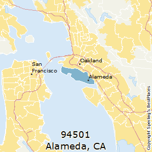 Alameda,California County Map