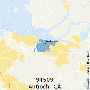 Antioch,California County Map
