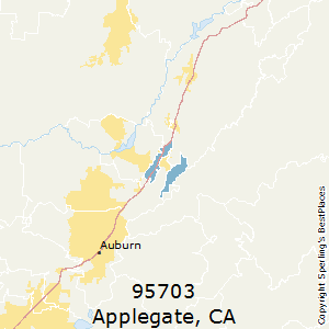 Applegate,California County Map