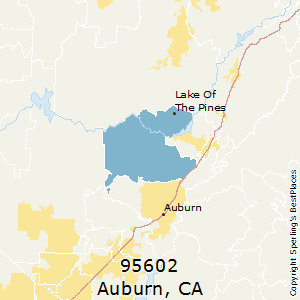 Auburn,California County Map