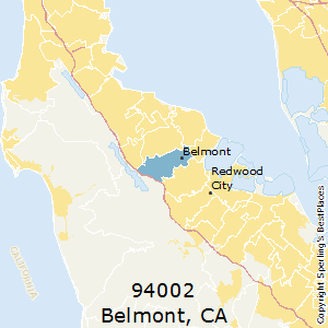 Belmont,California County Map