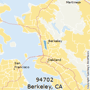 Berkeley,California County Map