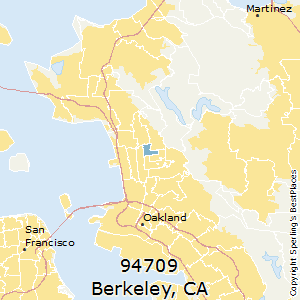 Berkeley,California County Map