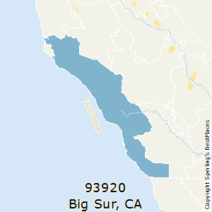 Big_Sur,California County Map