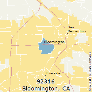 Bloomington In Zip Code Map Best Places To Live In Bloomington (Zip 92316), California