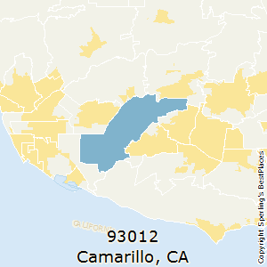 Camarillo,California County Map