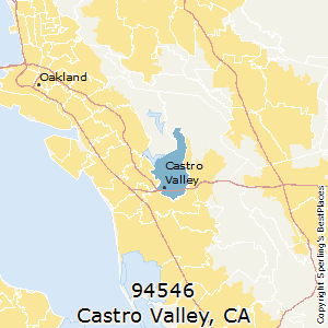 Castro_Valley,California County Map