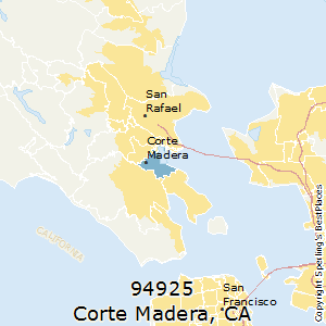 Corte_Madera,California County Map