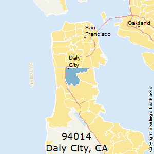 Daly_City,California County Map