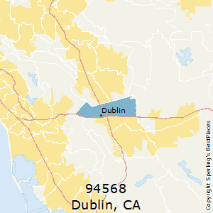 Dublin,California County Map