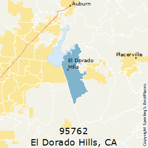 El_Dorado_Hills,California County Map