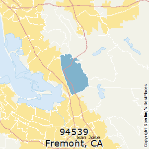 Fremont,California County Map
